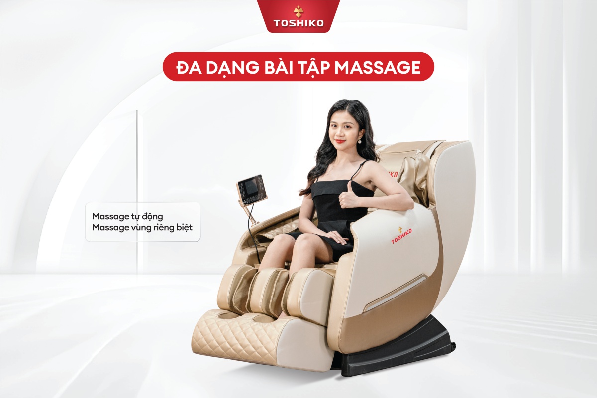 Ghế massage Toshiko T6, ảnh 8