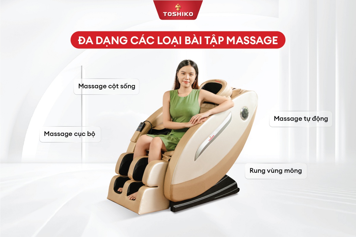 Ghế massage Toshiko T8, ảnh 6