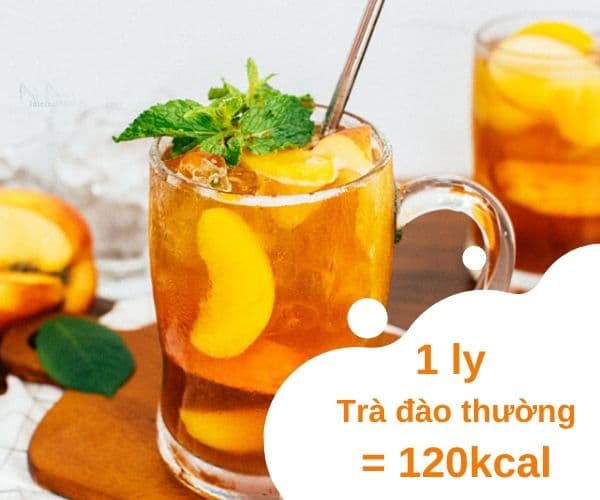 1 ly trà đào bao nhiêu calo? Uống làm sao để giảm cân?