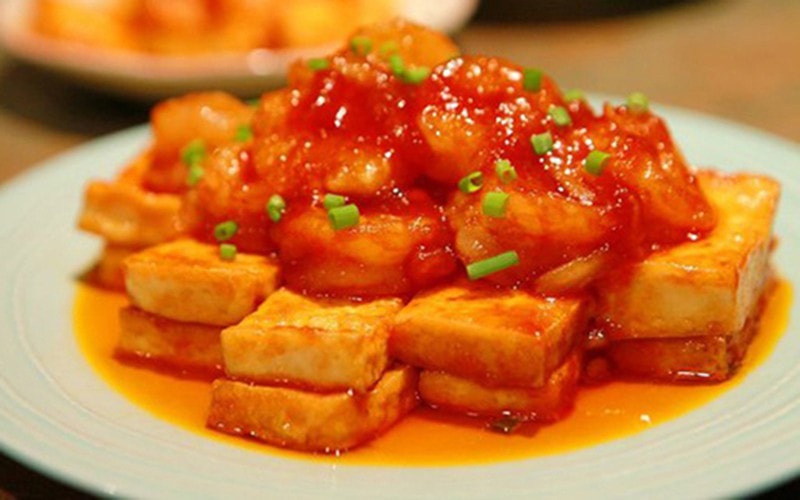 Đậu phụ sốt cà chua