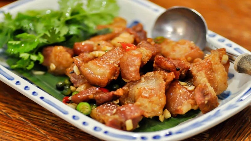 Thịt heo xào