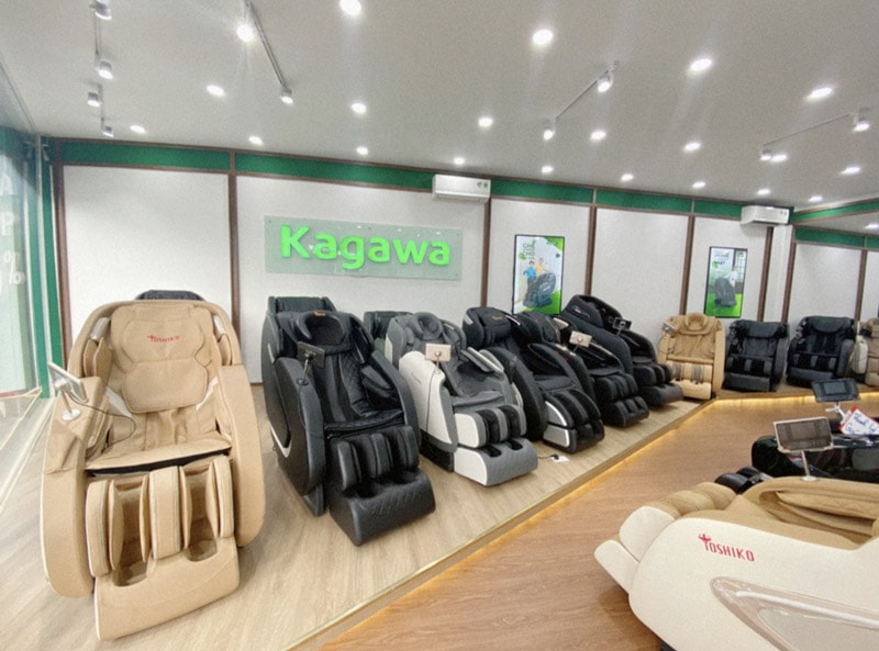 Kagawa Việt Nam là đơn vị chuyên phân phối các dòng ghế massage giá rẻ