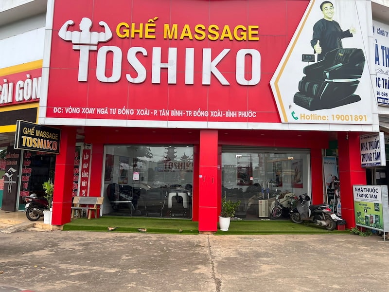 Ghế massage Bình Phước Toshiko là địa chỉ uy tín để mua ghế massage