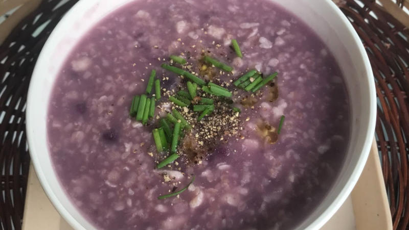 Cháo khoai lang yến mạch