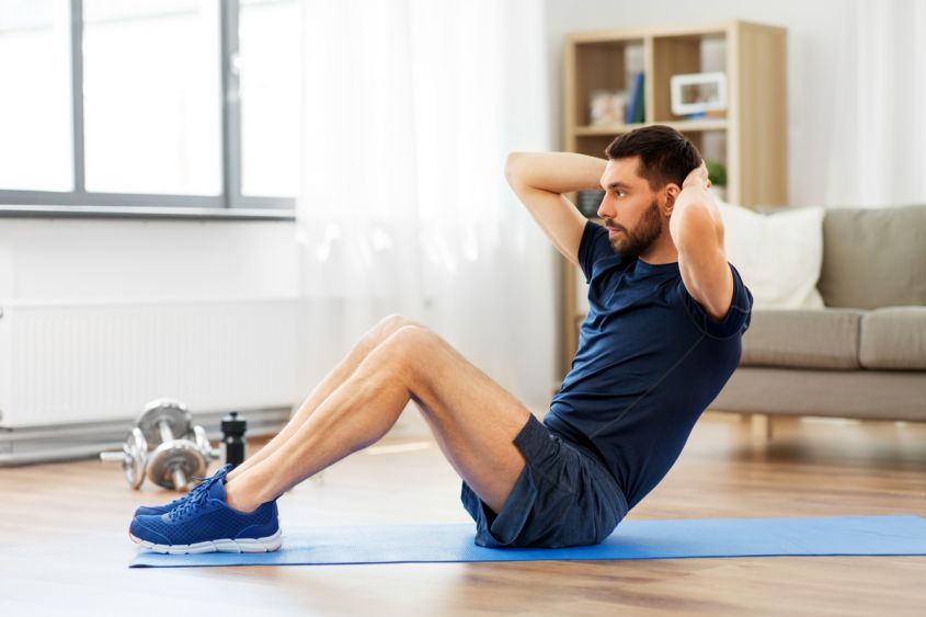 Cách hít thở khi gập bụng? Gập bụng bao lâu thì có kết quả?, ảnh 3