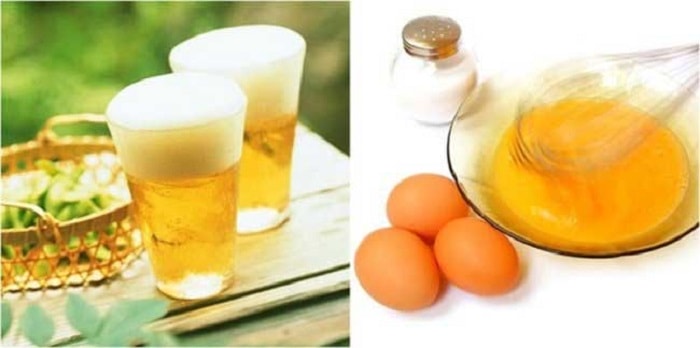 Tham khảo cách pha bia với trứng gà nếu bạn muốn làm đẹp da