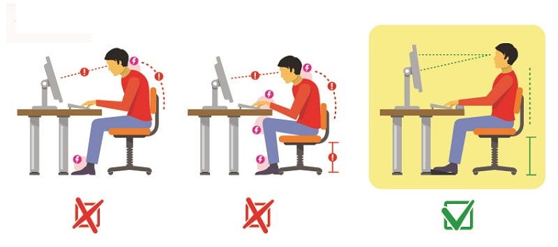 Thế nào là tư thế ngồi làm việc đúng chuẩn?, ảnh 3