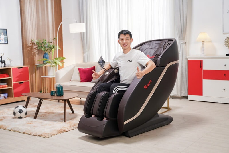 Kích thước ghế massage phù hợp với nhiều không gian khác nhau