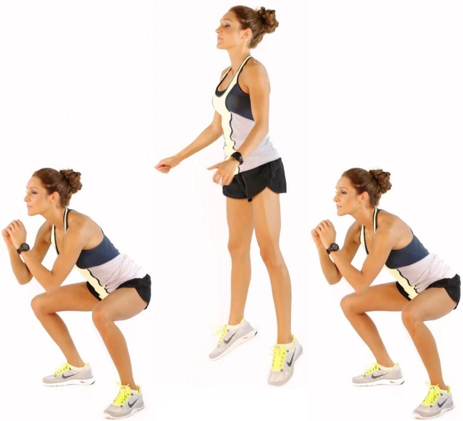 Squat bật nhảy