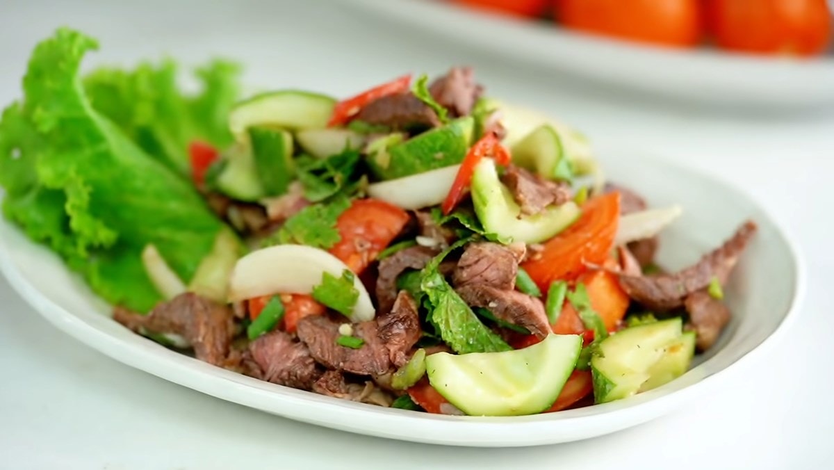 Salad thịt bò giảm cân và giữ dáng