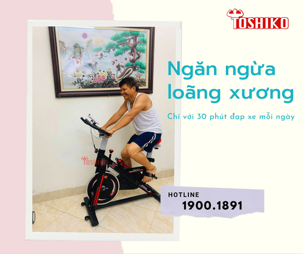 Tập xe đạp tập đặc biệt tốt cho xương khớp