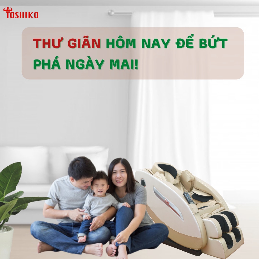 Chăm sóc toàn diện sức khỏe với các chế độ massage của ghế massage toàn thân