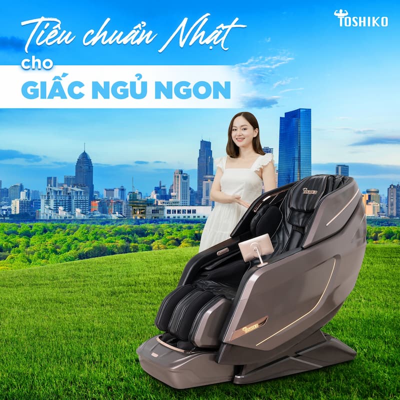 Ghế massage Toshiko T9900 hạng thương gia bán chạy tại Toshiko