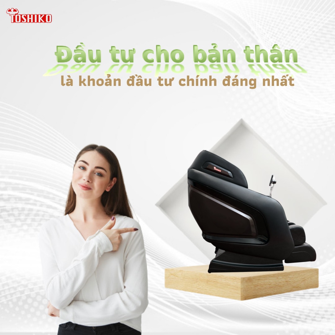 Dùng ghế massage giúp chăm sóc toàn diện cho sức khỏe phụ nữ sau sinh