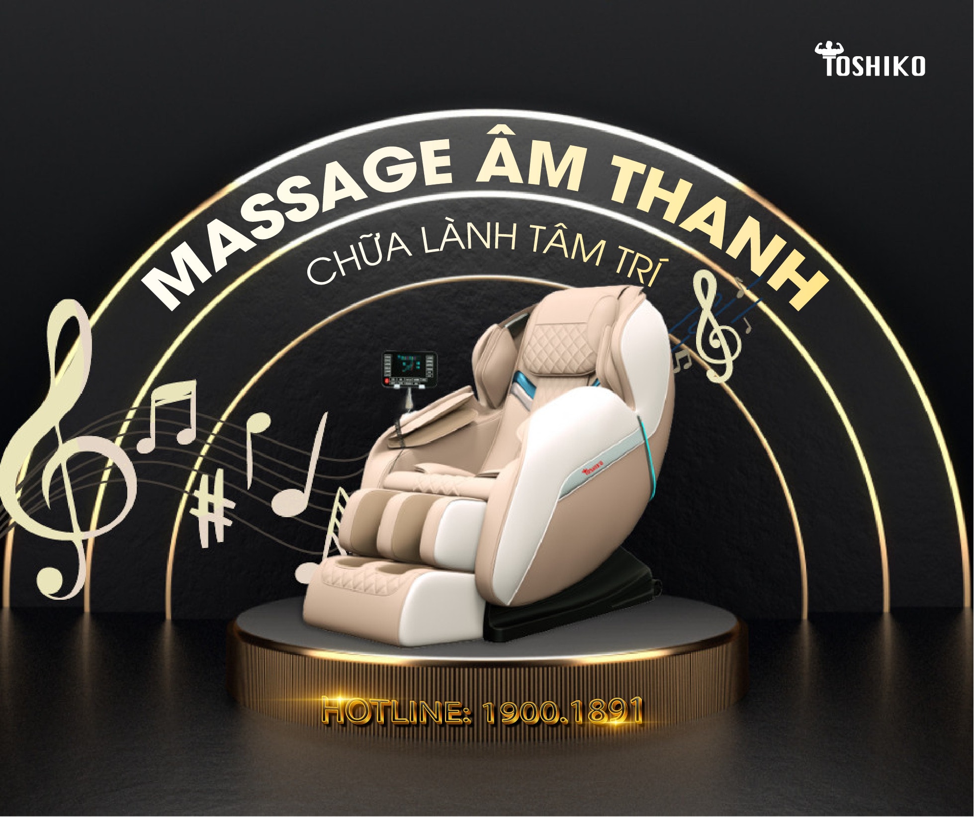 ứng dụng âm nhạc vào ghế matxa toàn thân giúp tăng công năng sản phẩm