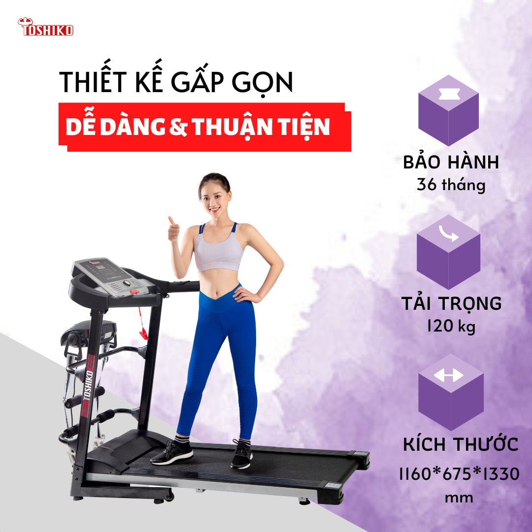 Xe đạp tập Toshiko có thiết kế thông minh, sử dụng dễ dàng