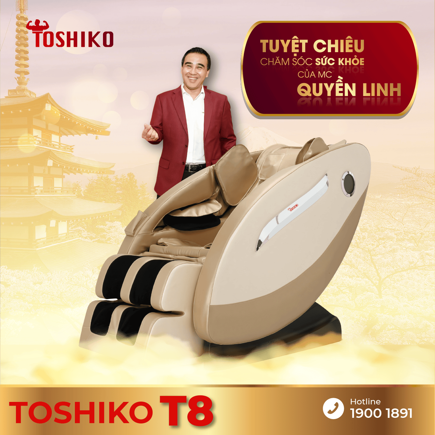 Mua ghế massage tại Toshiko để được chăm sóc toàn diện