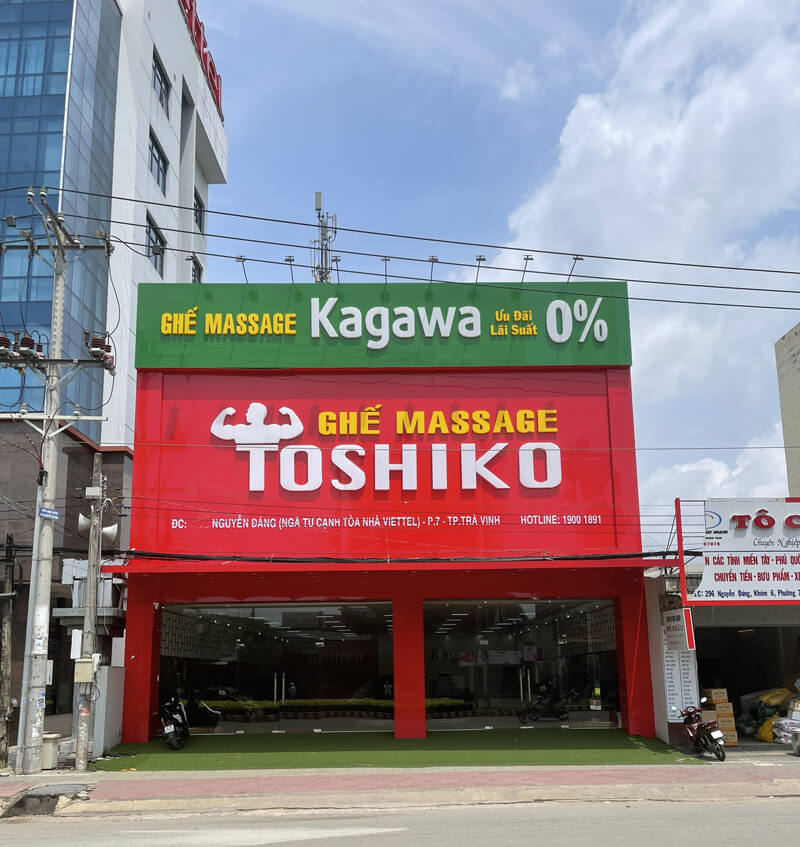 Ghế massage Trà Vinh chính hãng Toshiko