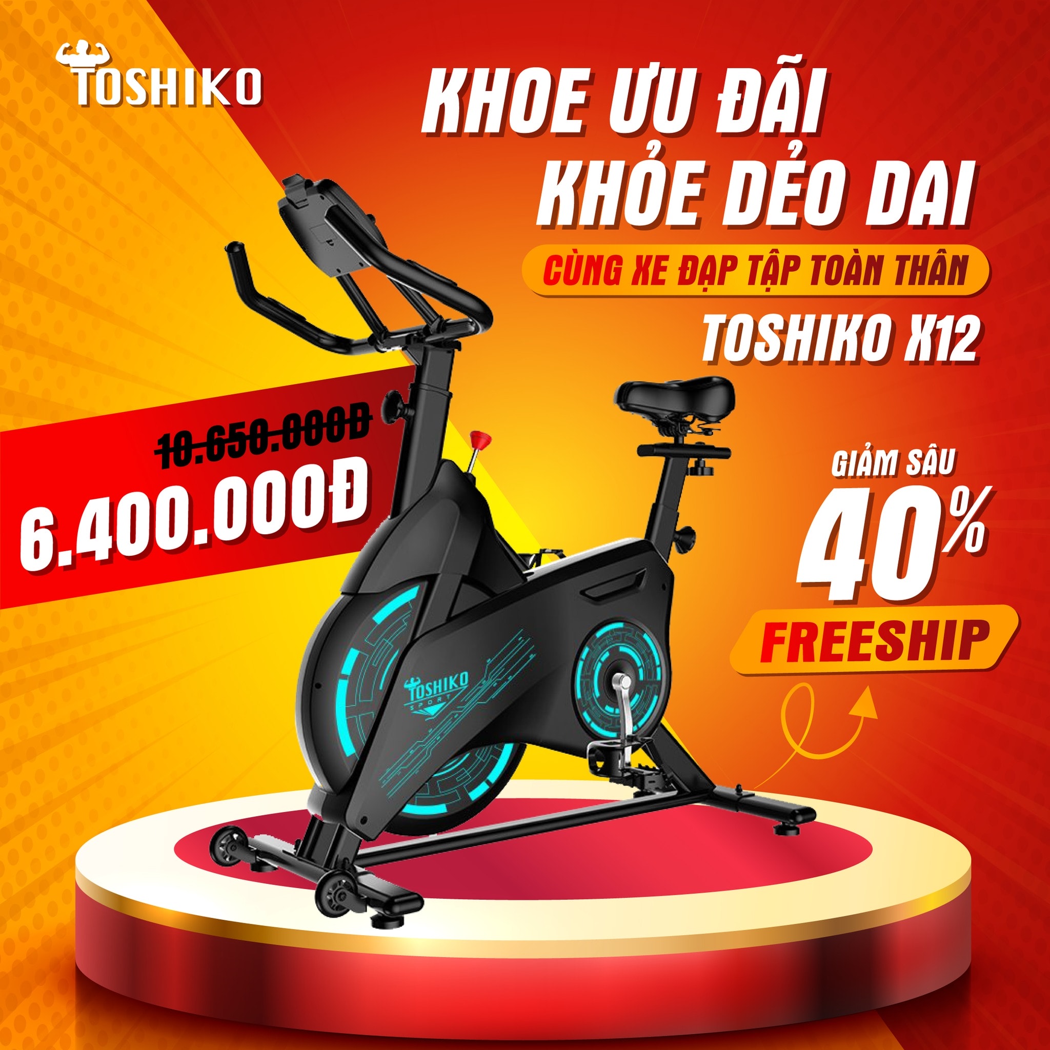 Xe đạp tập giá rẻ Toshiko - Sự lựa chọn lý tưởng không thể bỏ qua