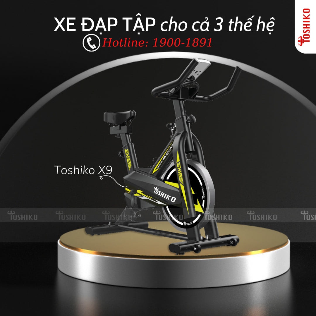 Xe đạp tập Toshiko - Món quà tặng ý nghĩa