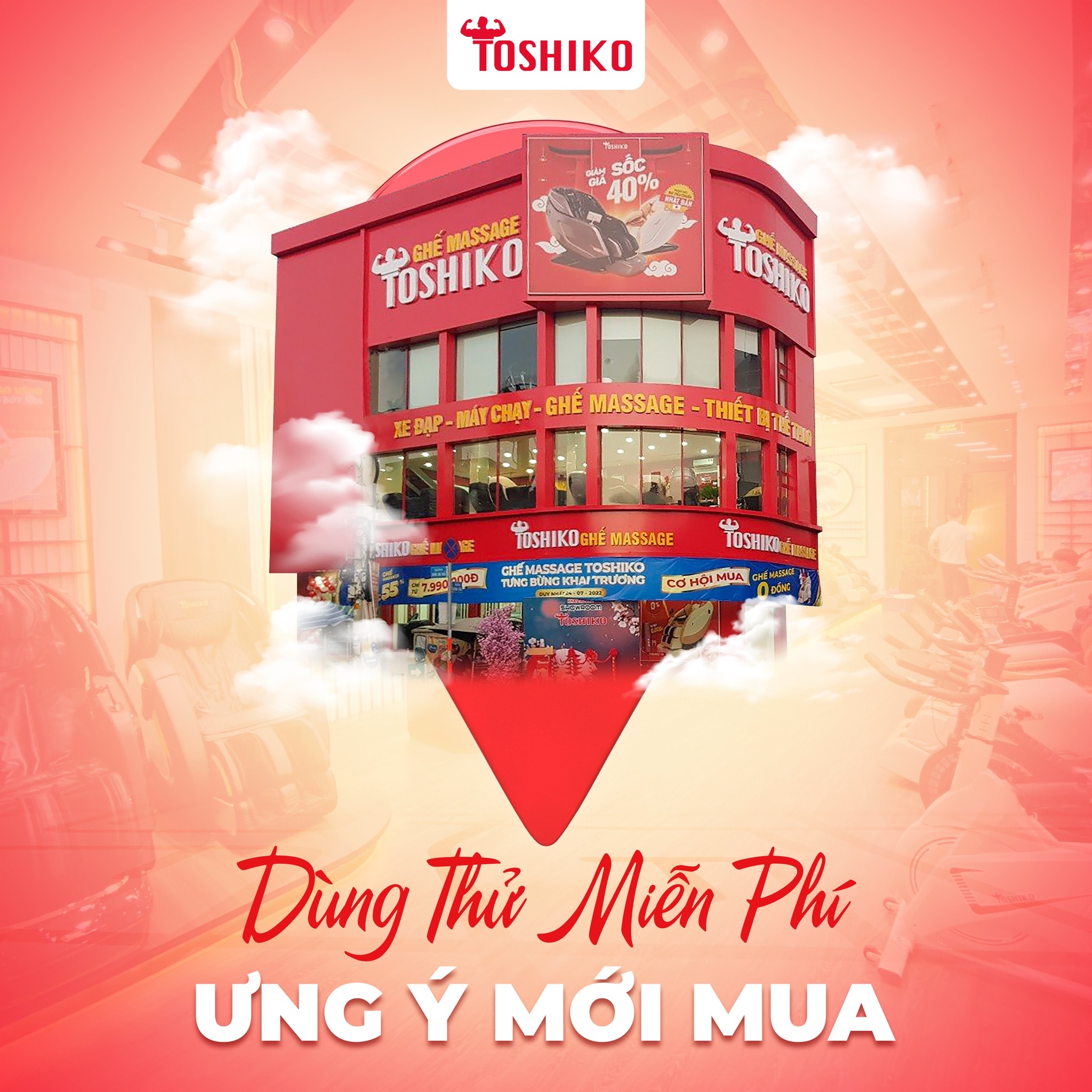 Toshiko - Địa chỉ chọn mua ghế massage chính hãng uy tín