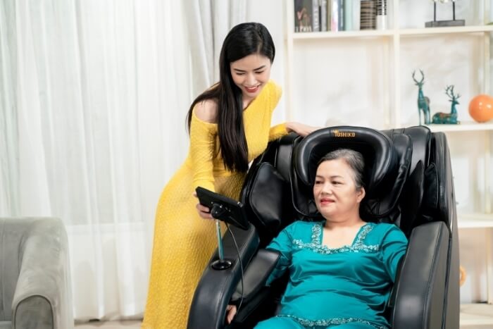 Ghế massage 5D giúp giảm đau mỏi cơ bắp