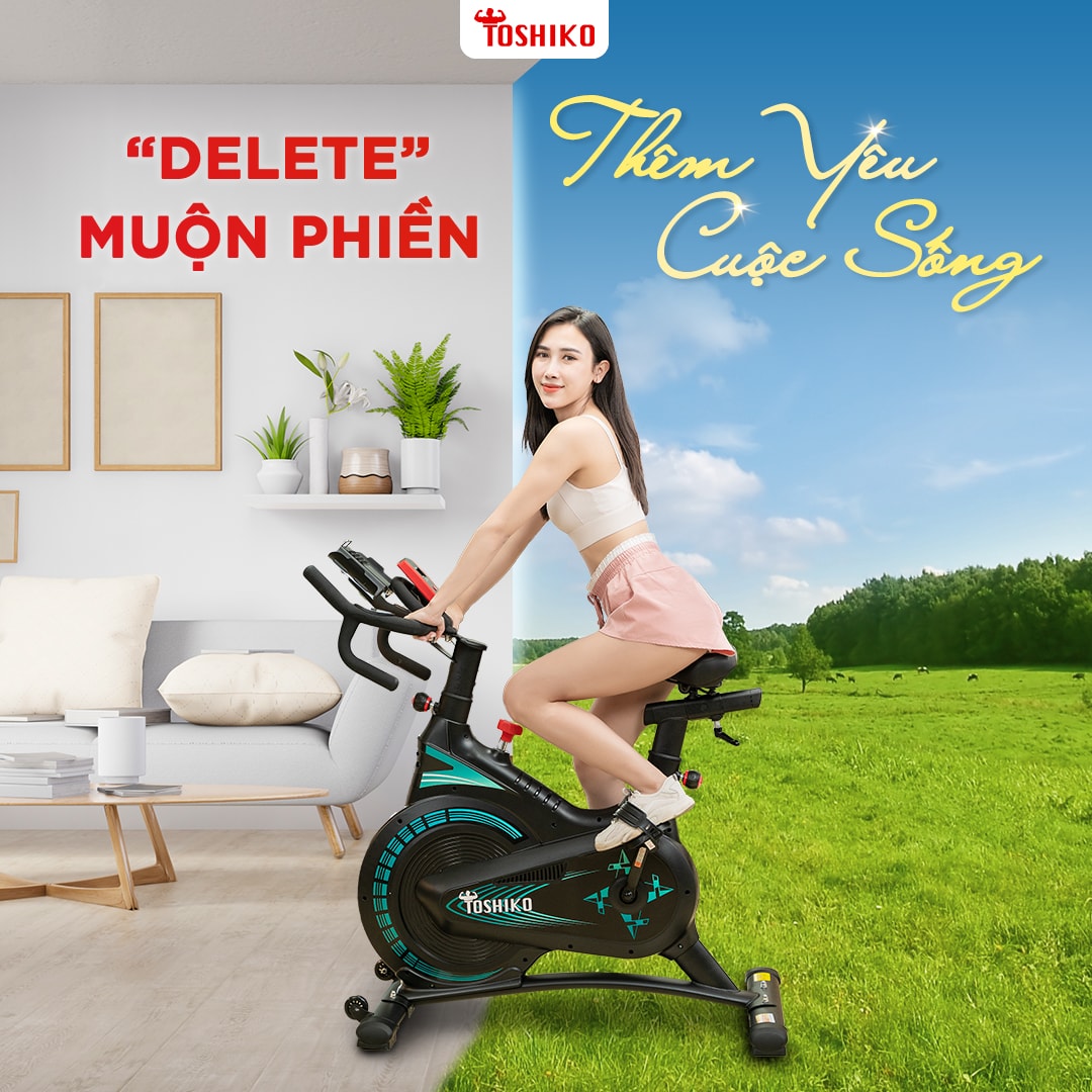 Mua xe đạp tập thể dục tại nhà là sự lựa chọn thông minh đối với các chị em