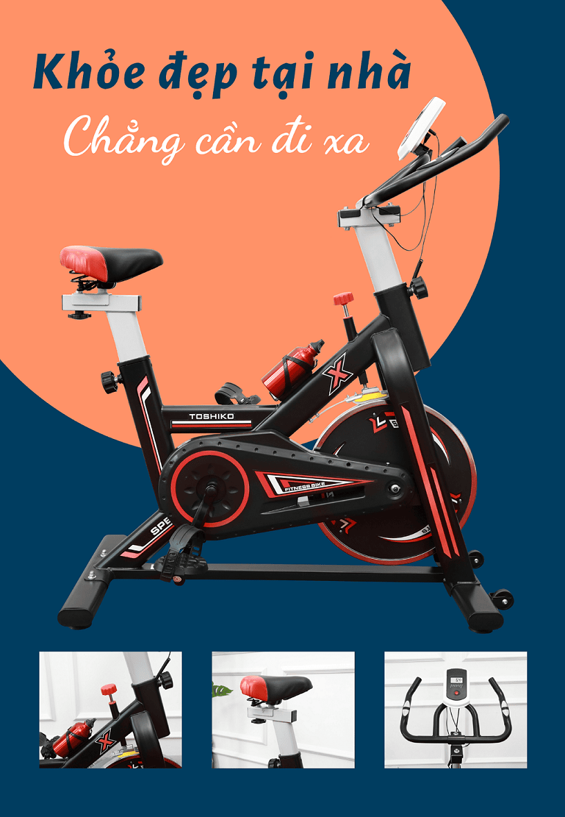 Thiết bị đạp xe trong nhà - Khỏe đẹp không cần đi xa