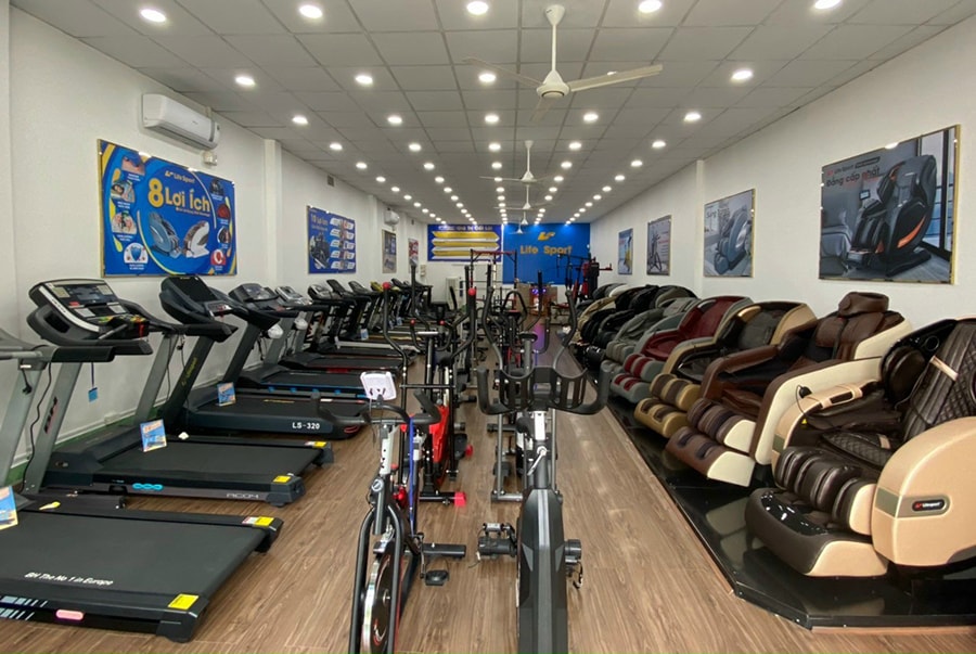 Hệ thống xe đạp tập thể dục Life Sport