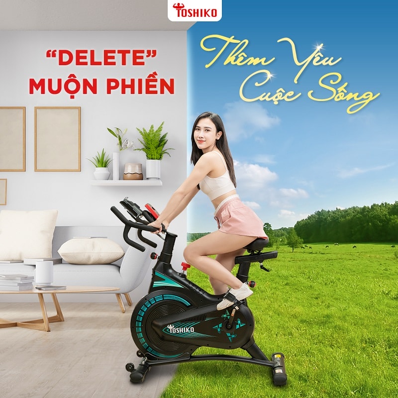 Đạp xe cũng giúp xua tan mệt mỏi