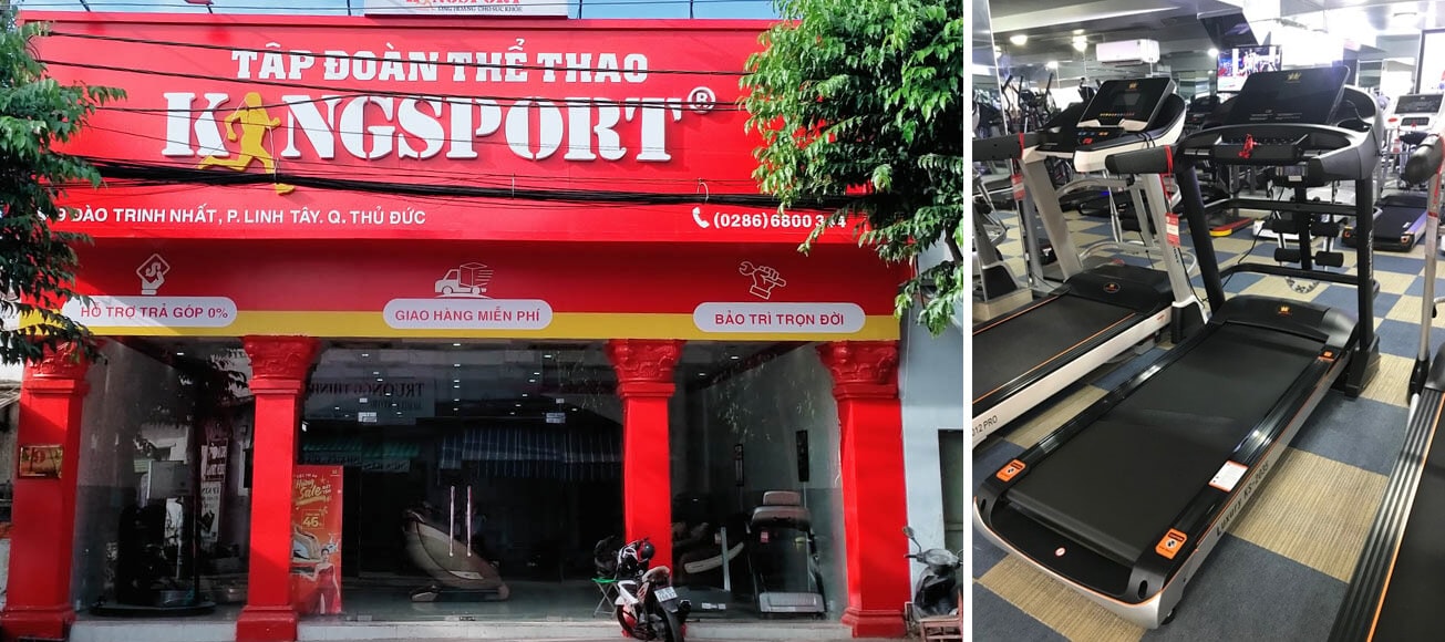 Một cửa hàng bán máy matxa toàn thân và máy chạy bộ của Kingsport
