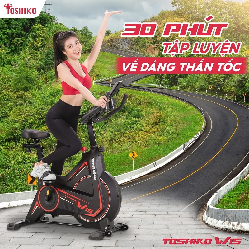 Tập luyện kiên trì với xe đạp tập giúp giảm cân hiệu quả
