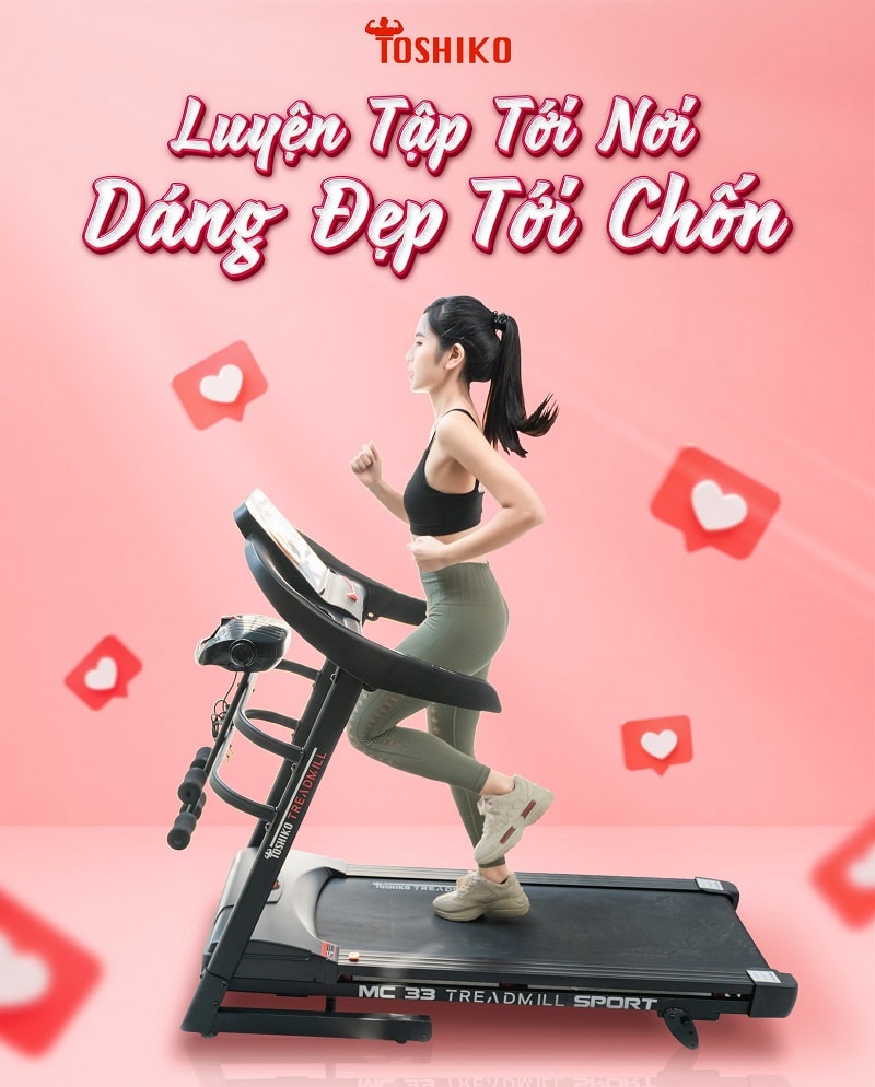 Bài tập chạy bộ giảm cân trên máy