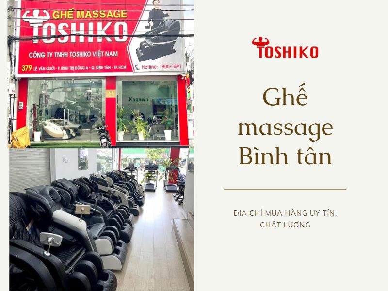 Mua ghế massage Bình Tân ở đâu tốt, bảo hành lâu dài?