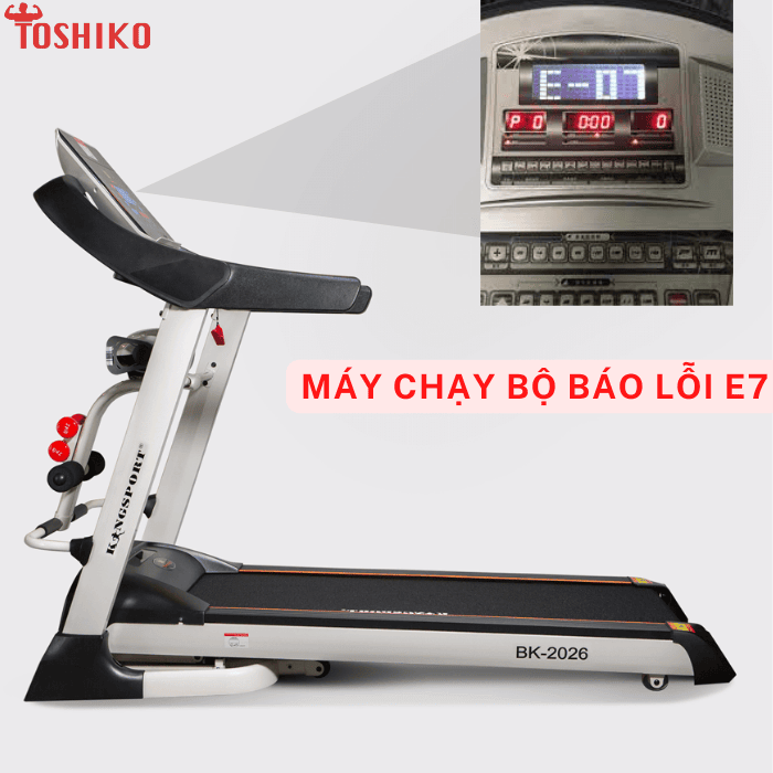 Tất tần tật cách khắc phục máy chạy bộ báo lỗi e7 mà bạn nên biết