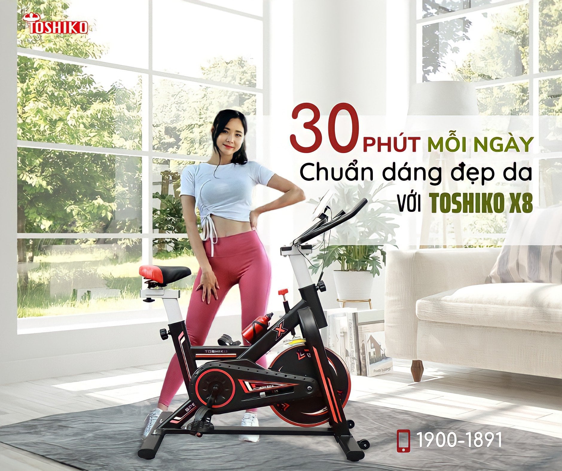 Sử dụng xe đạp tập thể dục mang đến cho người dùng nhiều tác động tích cực