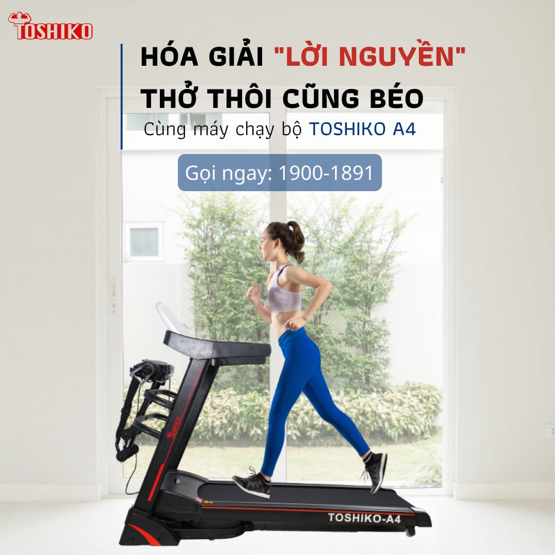 Tập giảm mỡ bụng với máy chạy bộ