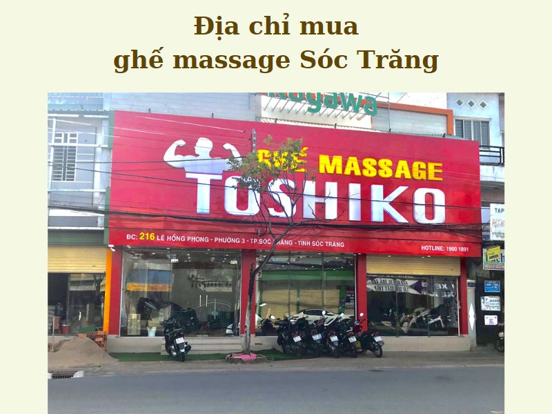 Địa chỉ mua ghế massage Sóc Trăng uy tín, giá tốt