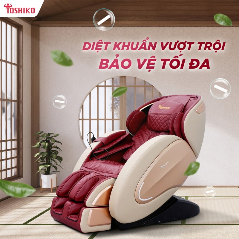 Ghế massage Toshiko T70 là mẫu ghế giá 50 triệu được săn đón