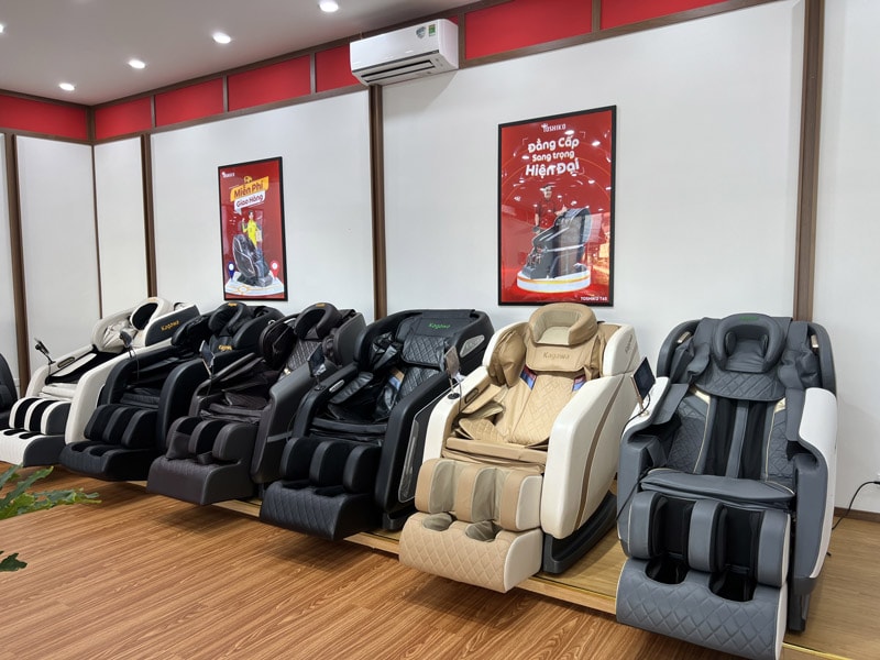 Ghế massage được đặc biệt ưa chuộng ở Bình Dương