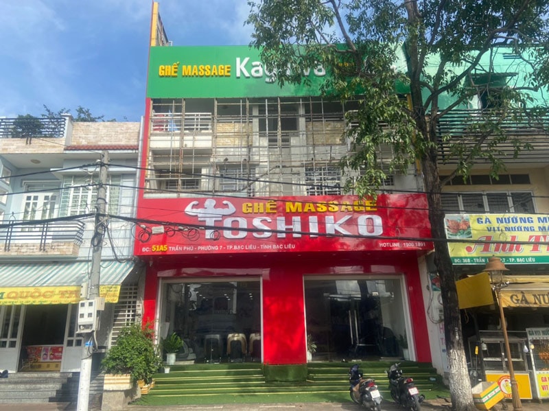 Toshiko là địa chỉ mua ghế massage Bạc Liêu uy tín