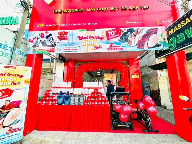 Showroom ghế massage Quảng Trị Toshiko