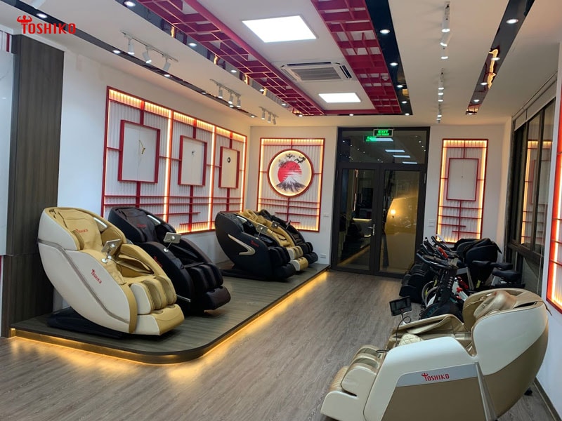 Ghế massage Bắc Giang Toshiko có đa dạng các mẫu ghế