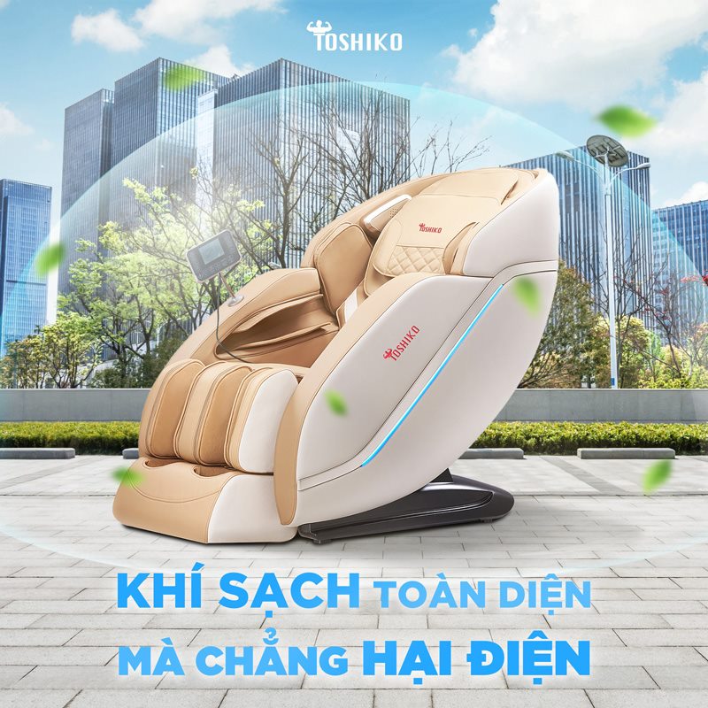Ghế massage tại Huế Toshiko T22 là sản phẩm vượt trội trong tầm giá