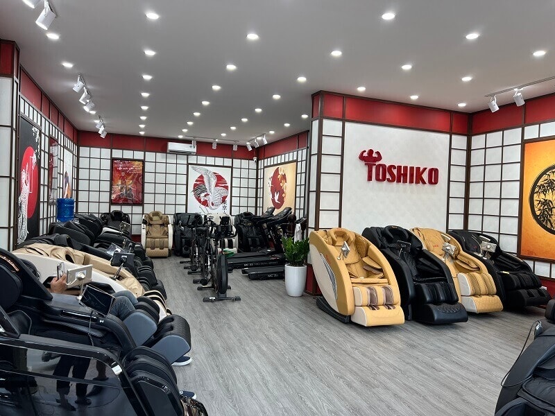 Showroom ghế massage Toshiko