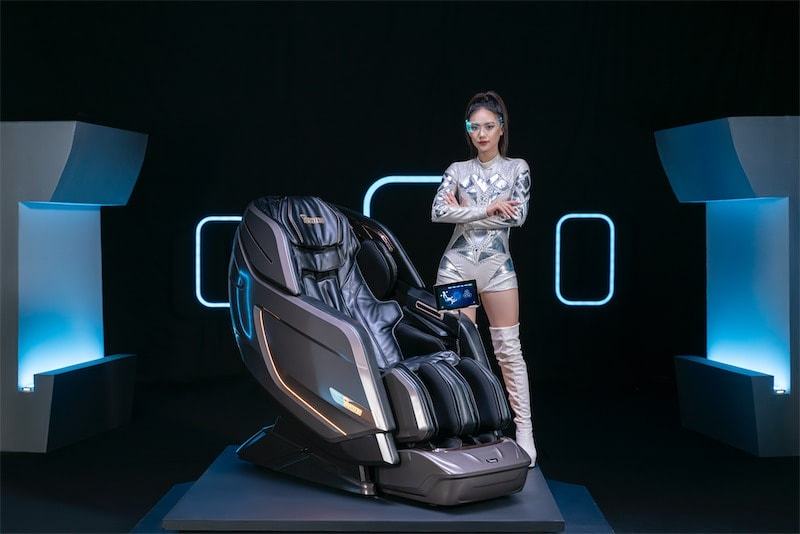 Ghế massage 6D ứng dụng công nghệ massage không trọng lực