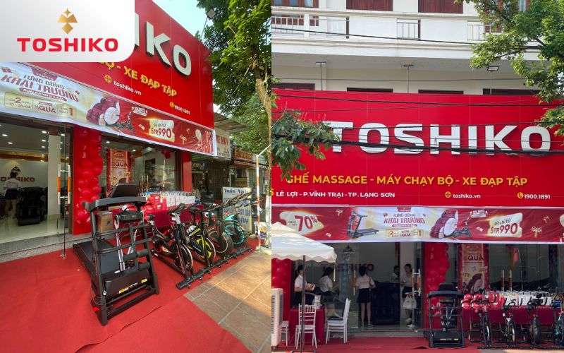 Hình ảnh thực tế cửa hàng ghế massage Toshiko tại Lạng Sơn