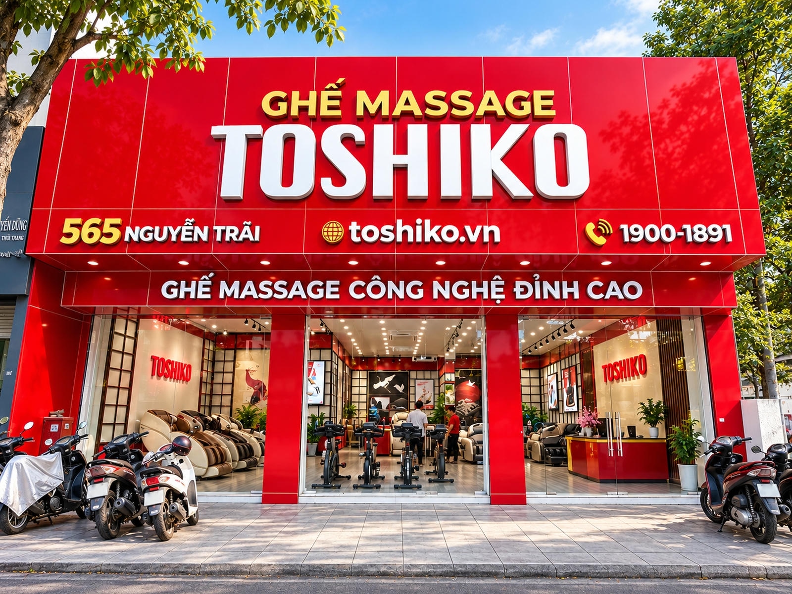 Mặt tiền Toshiko Nguyễn Trãi
