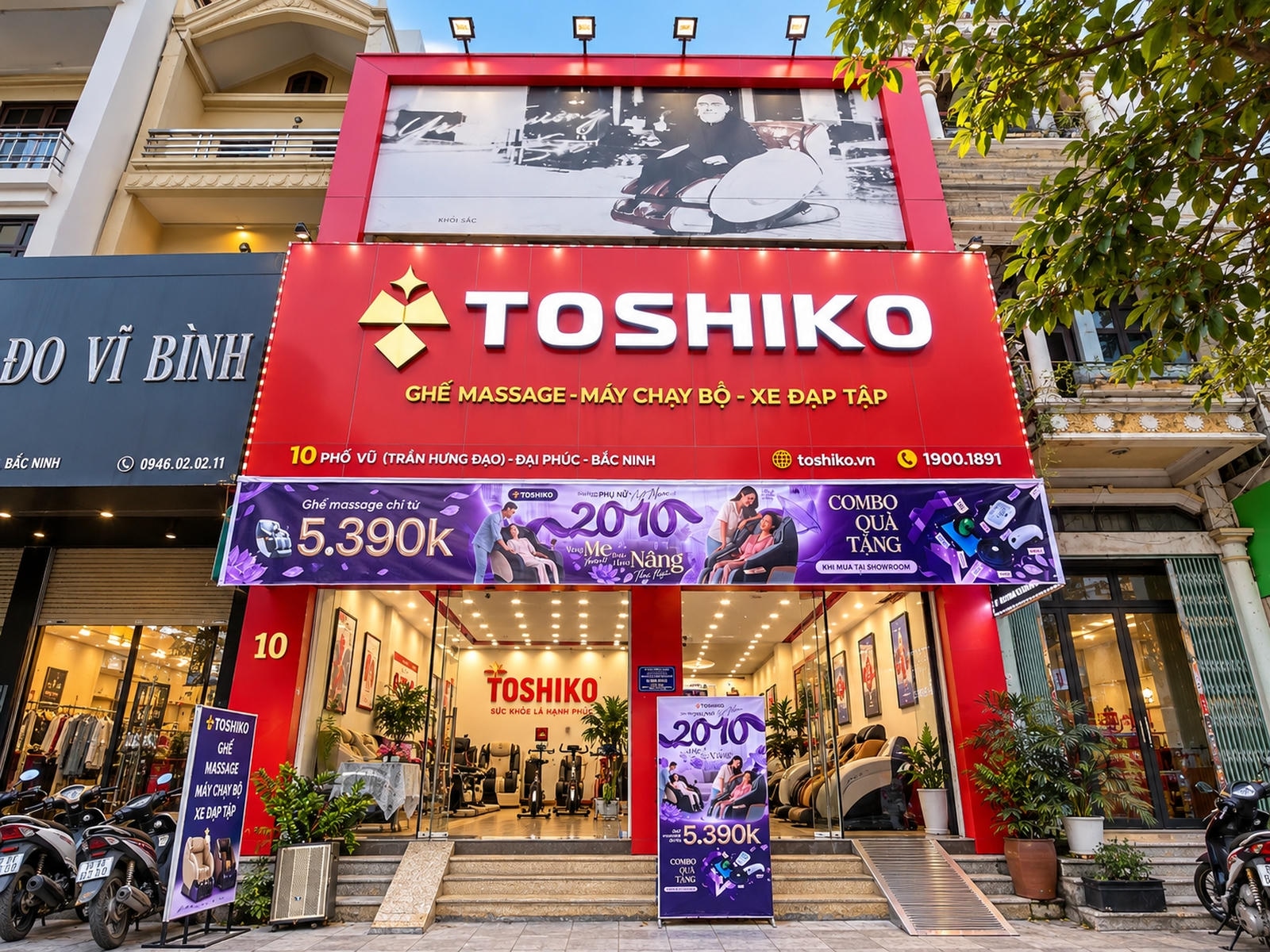 Mặt tiền Toshiko Bắc Ninh