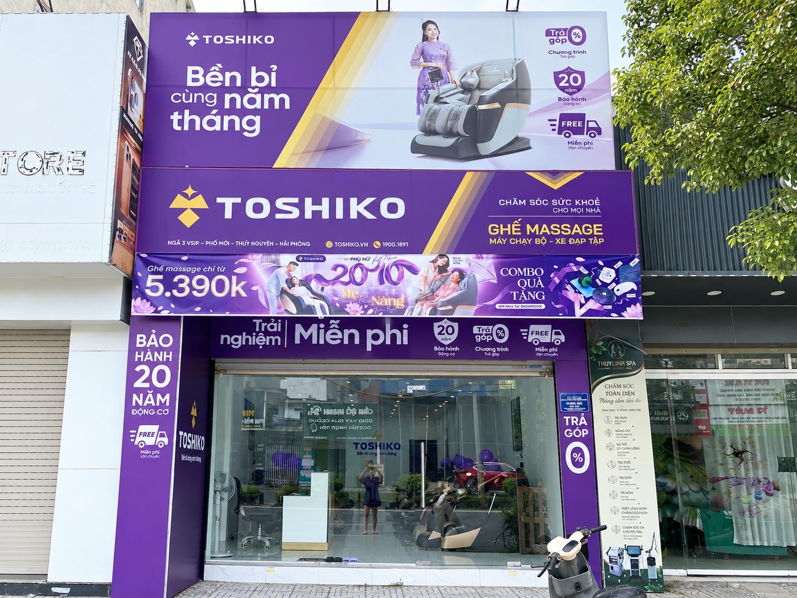 Mặt tiền Toshiko Thủy Nguyên - Hải Phòng (Gần ngã tư VSIP)